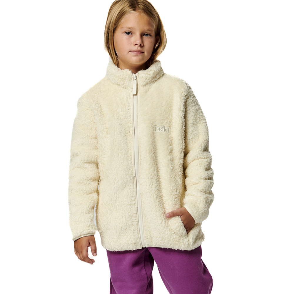 BODY ACTION Girl's Fluffy Fleece Jacket Παιδική Ζακέτα - 1