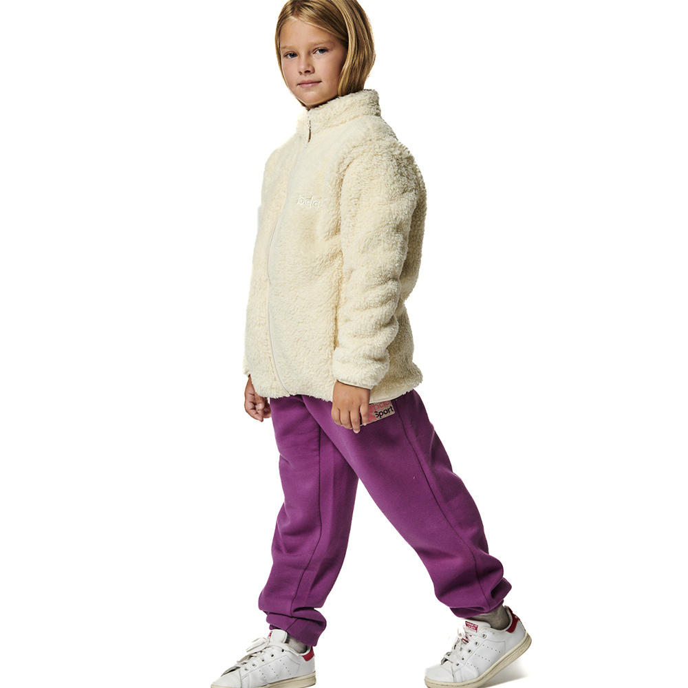 BODY ACTION Girl's Fluffy Fleece Jacket Παιδική Ζακέτα - 4