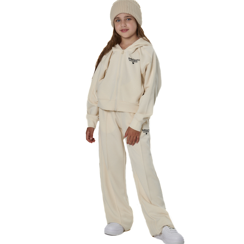 BODY ACTION Girl's Modal Full-Zip Hoodie Παιδική Ζακέτα με κουκούλα - 3