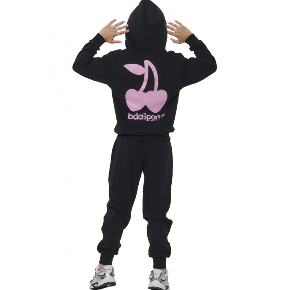 BODY ACTION Girl's Fleece Full-Zip Hooded Jacket Παιδική Ζακέτα με κουκούλα - 2