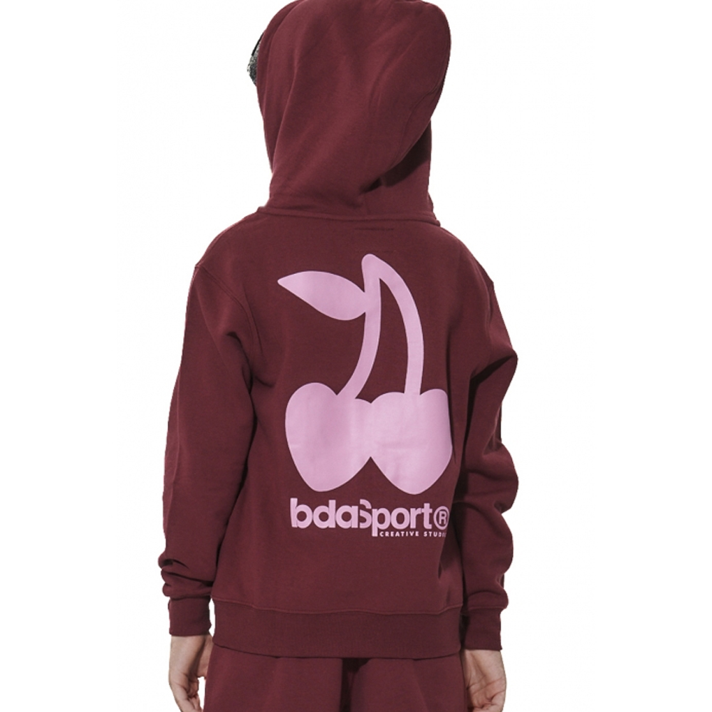 BODY ACTION Girl's Fleece Full-Zip Hooded Jacket Παιδική Ζακέτα με κουκούλα - 2