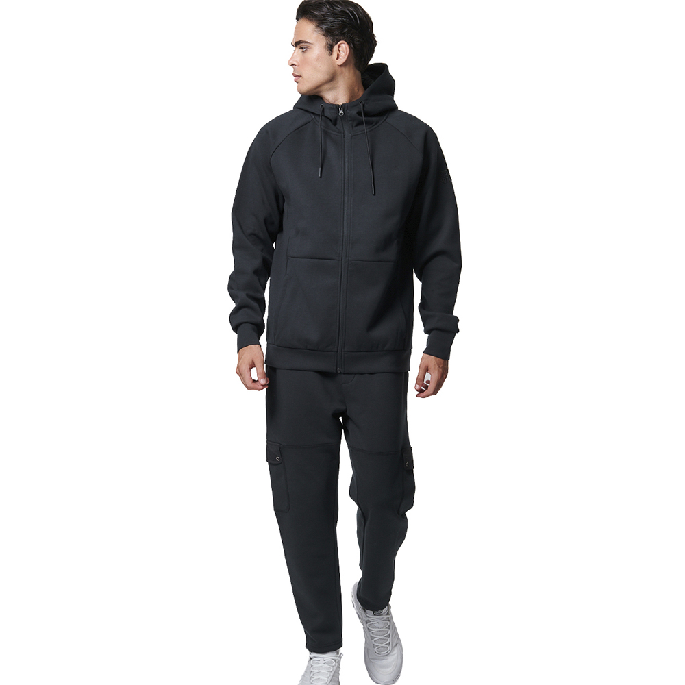 BODY ACTION Men's Sport Gym Tech Zip Hoodie Ανδρική Ζακέτα με κουκούλα - 2