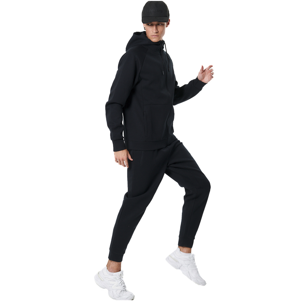 BODY ACTION Men's Sport Gym Tech Zip Hoodie Ανδρική Ζακέτα με κουκούλα - 4