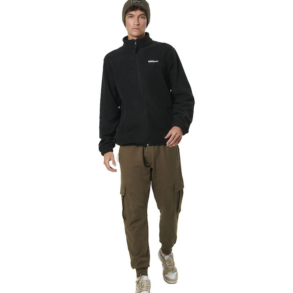 BODY ACTION Men's Polar Fleece Jacket Ανδρική Ζακέτα - 3