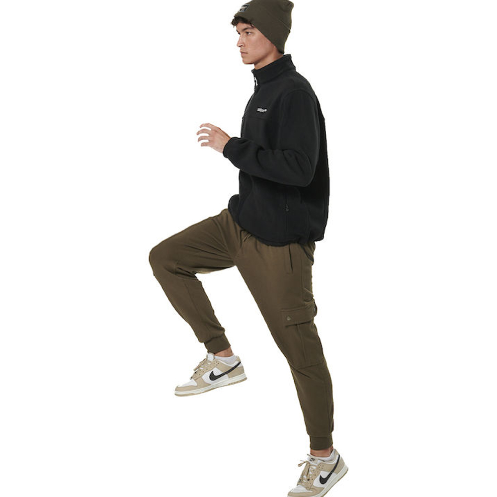 BODY ACTION Men's Polar Fleece Jacket Ανδρική Ζακέτα - 4
