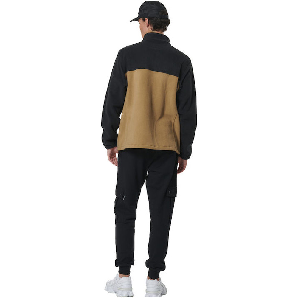BODY ACTION Men's Polar Fleece Jacket Ανδρική Ζακέτα - 2