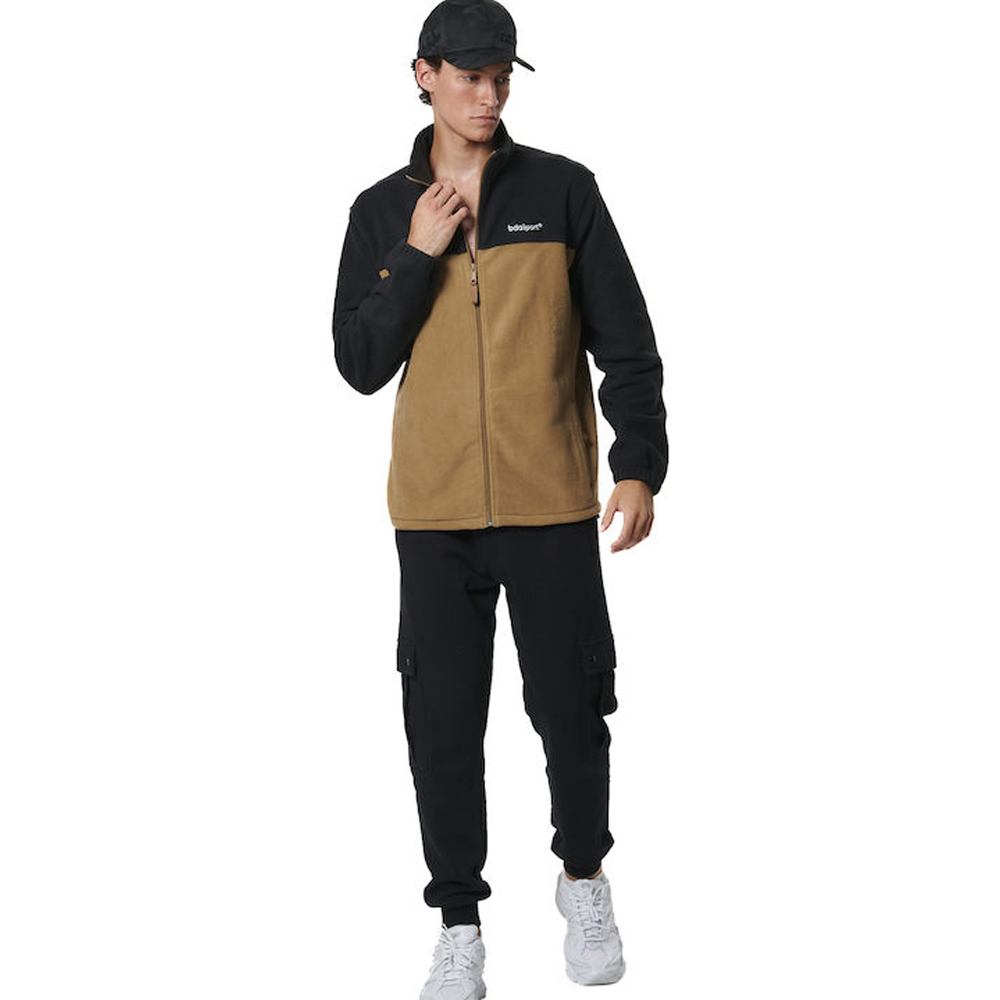 BODY ACTION Men's Polar Fleece Jacket Ανδρική Ζακέτα - 3