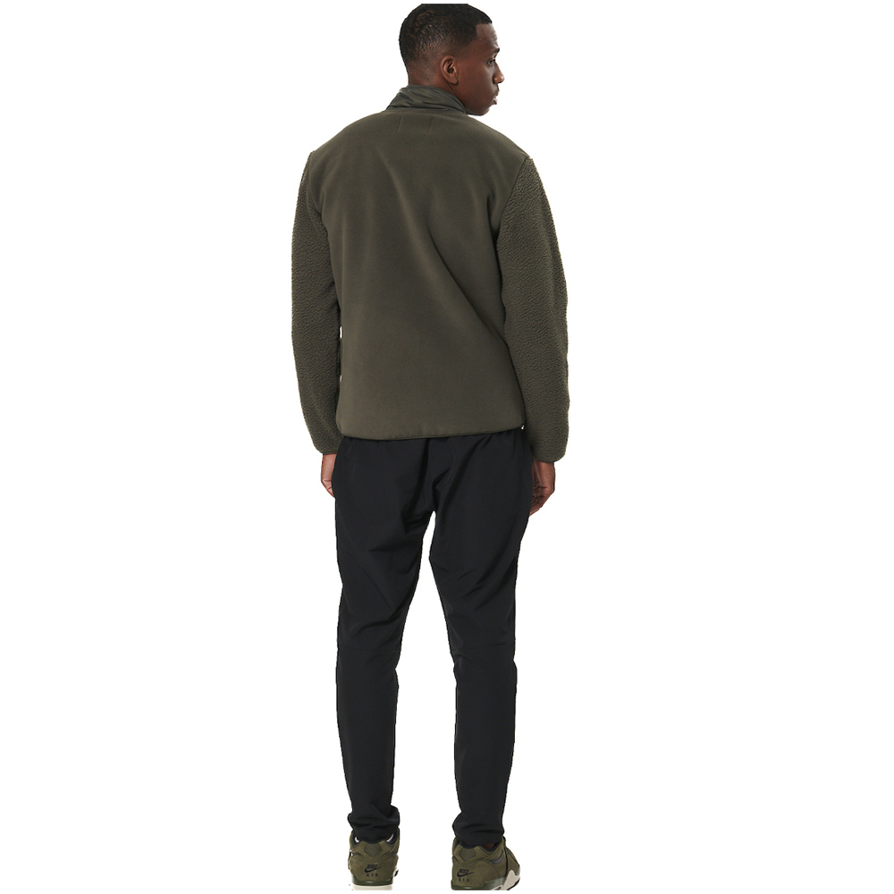 BODY ACTION Men's Sherpa-Fleece Jacket Ανδρική Ζακέτα - 2