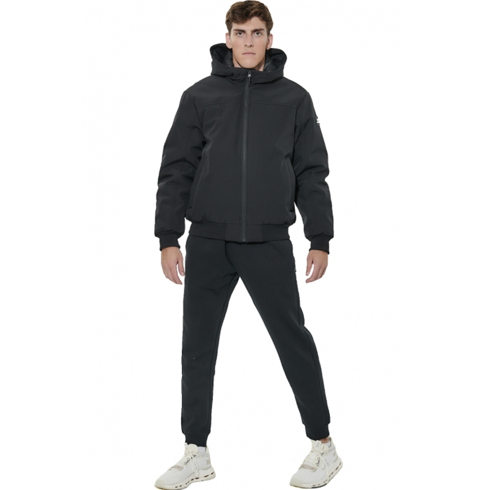 BODY ACTION Men's Hooded Bomber Jacket  Ανδρικό  Μπουφάν με κουκούλα - 4