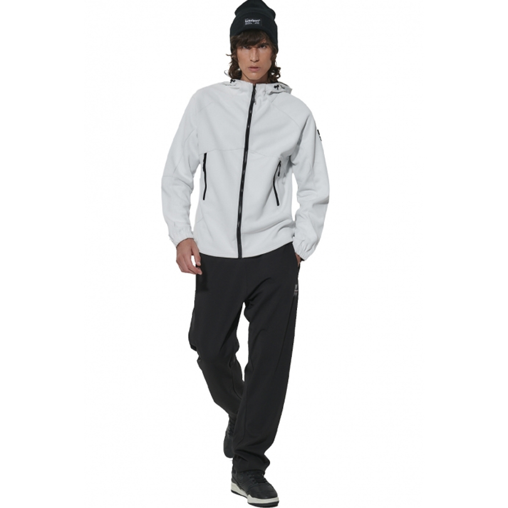 BODY ACTION Men's Softshell Full - Zip Hooded Jacket Ανδρική Ζακέτα με κουκούλα - 4