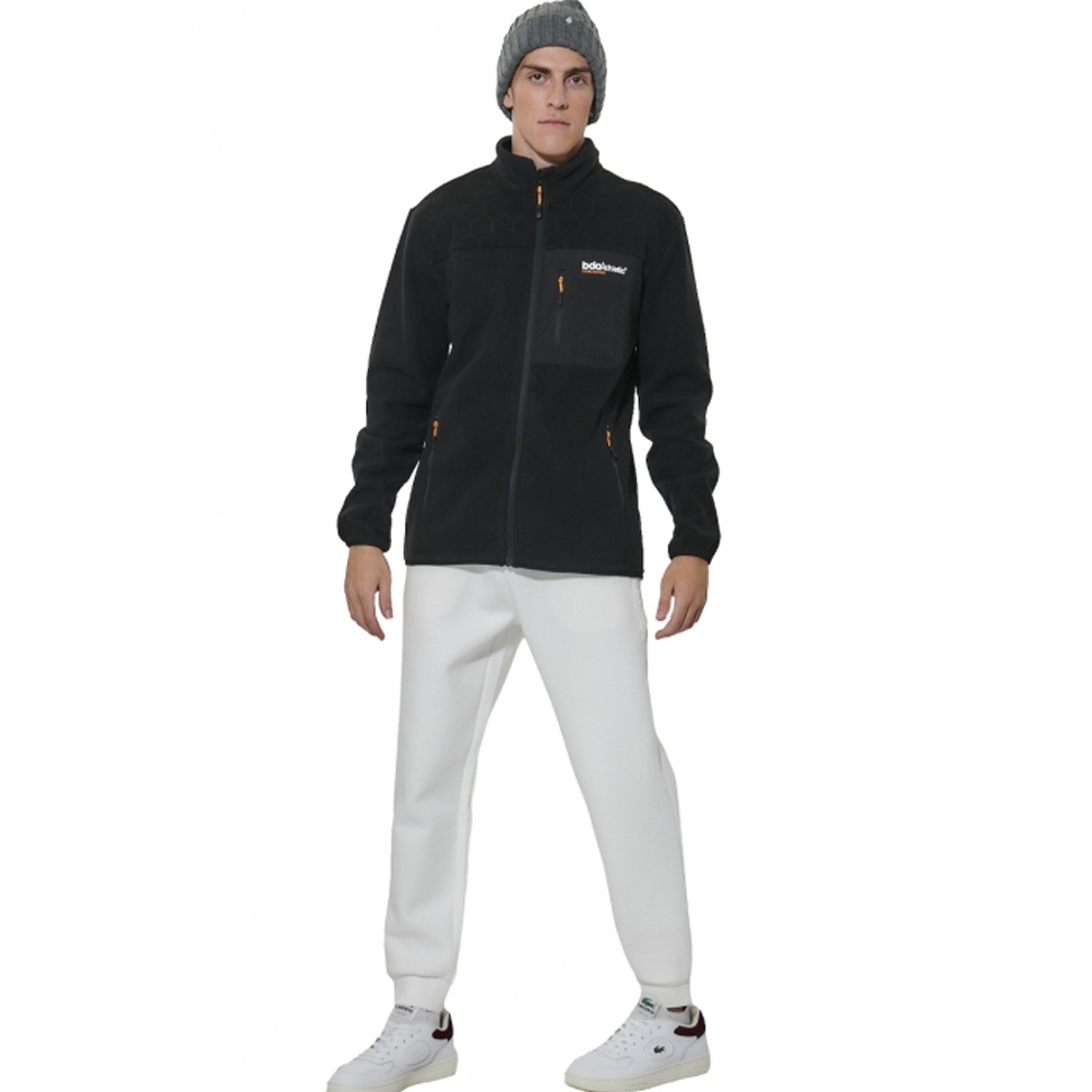 BODY ACTION Men's Full - Zip Polar Fleeece Jacket Ανδρική Ζακέτα  - 2