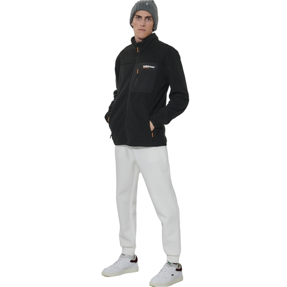 BODY ACTION Men's Full - Zip Polar Fleeece Jacket Ανδρική Ζακέτα  - 3