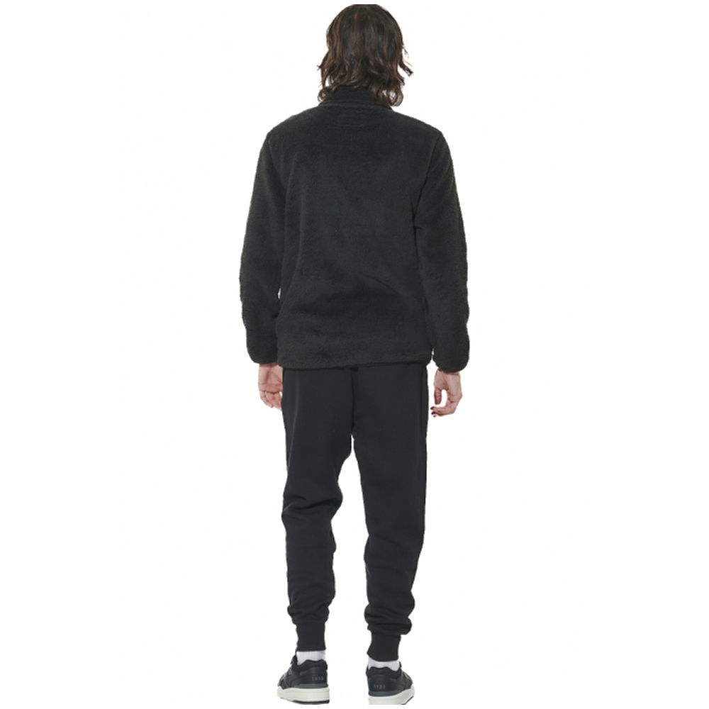 BODY ACTION Men's Full - Zip Fluffy Fleece Jacket Ανδρική Ζακέτα με κουκούλα - 2