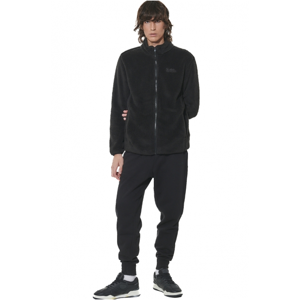 BODY ACTION Men's Full - Zip Fluffy Fleece Jacket Ανδρική Ζακέτα με κουκούλα - 4
