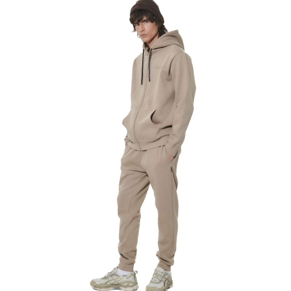 BODY ACTION Men's Zip Through Fleece Hoodie Ανδρική Ζακέτα με κουκούλα - 3