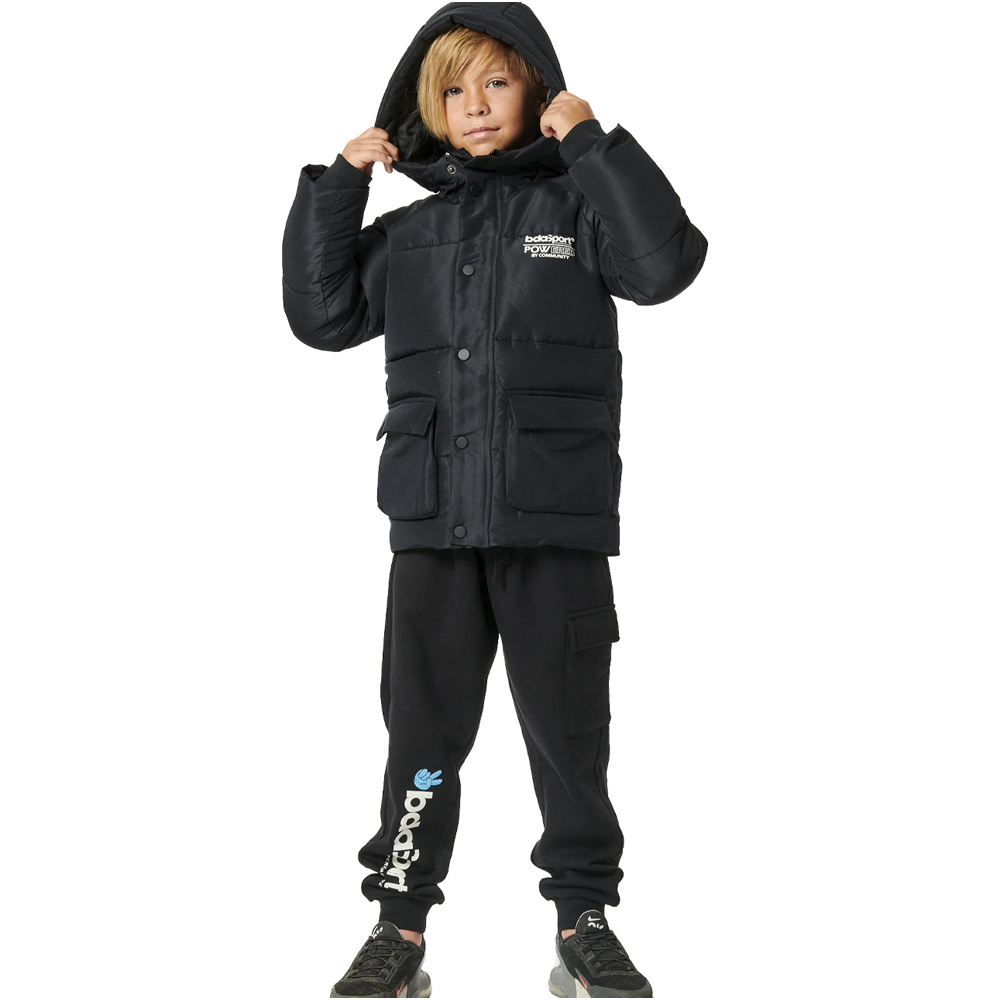 BODY ACTION Puffer Hooded Coat Παιδικό Μπουφάν - 3