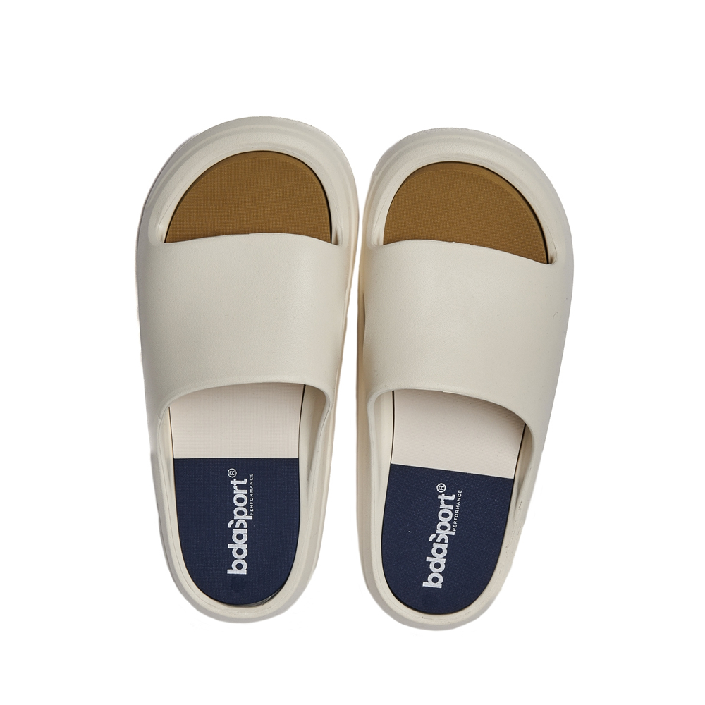 BODY ACTION Pool Slides Unisex Παντόφλες - Κρεμ