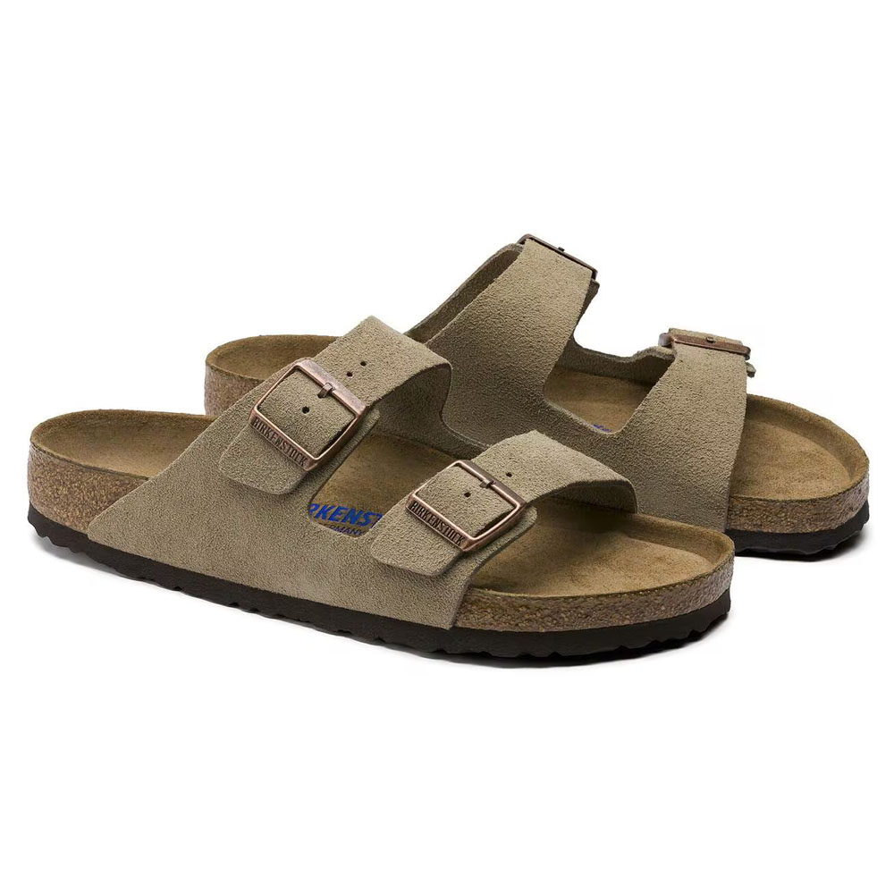 BIRKENSTOCK Arizona Soft Footbed Narrow Fit Suede Unisex Παντόφλες - 2