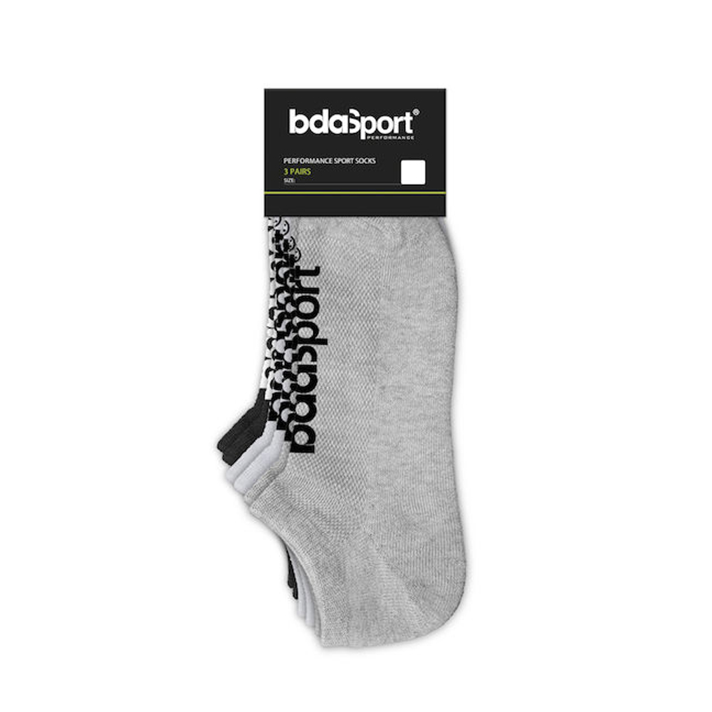 BODY ACTION 3Pack Unisex No Show Socks Κοντές Κάλτσες - 2