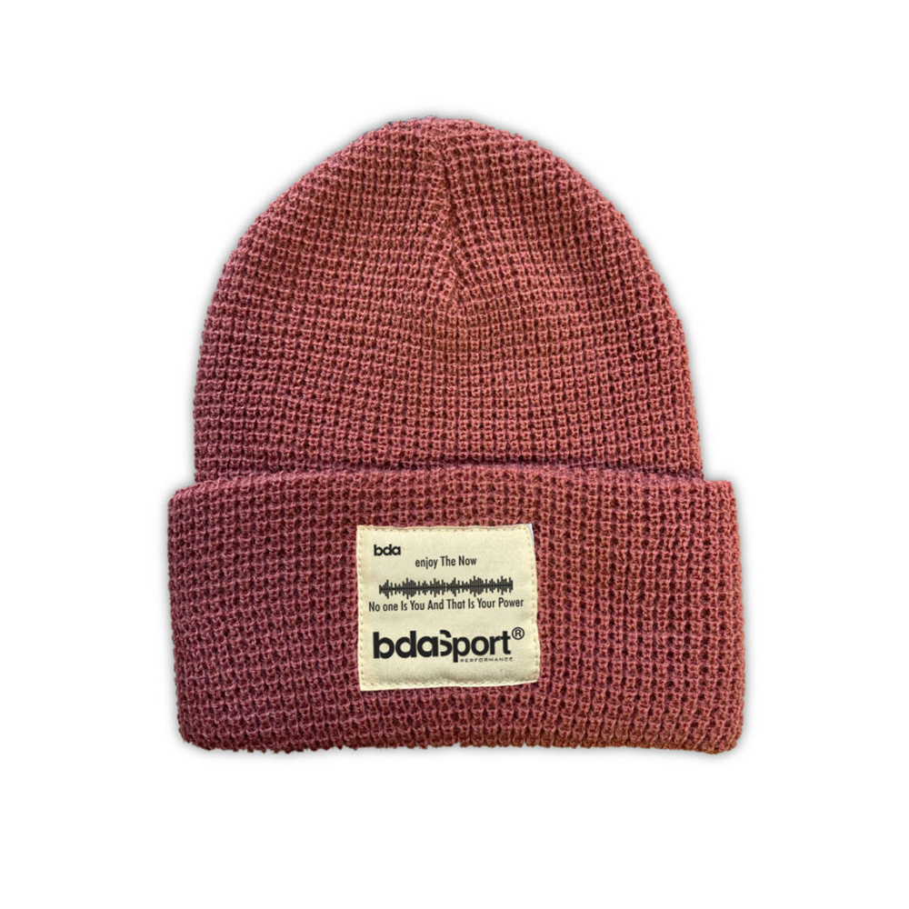 BODY ACTION Waffle Knit Beanie Hat Unisex Σκούφος - Καφέ
