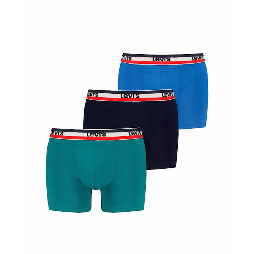 LEVI'S Boxer Brief 3 Pack Ανδρικά Εσώρουχα Σετ 3 - 1