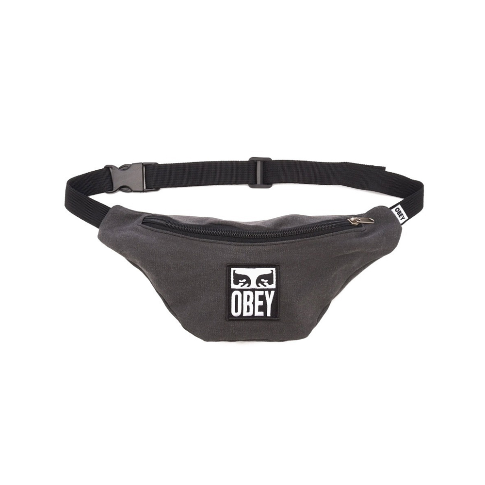 OBEY Wasted Hip Bag II Ανδρικό Τσαντάκι Μέσης  - Μαύρο