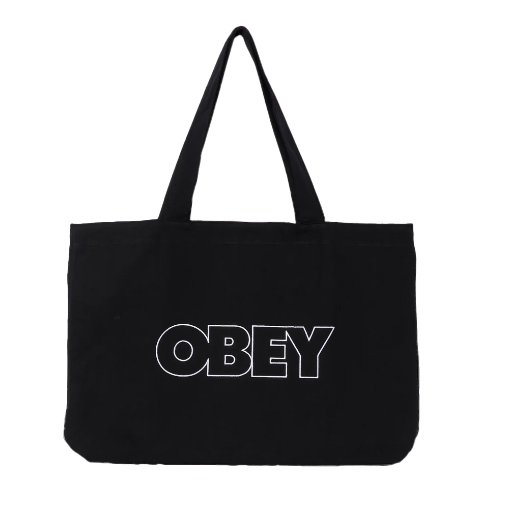 OBEY Outline Canvas Tote Bag  Γυναικεία Τσάντα 'Ωμου - Μαύρο