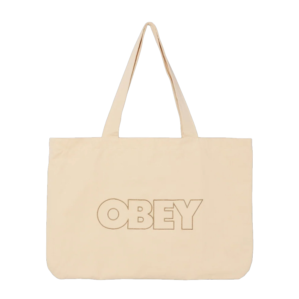 OBEY Outline Canvas Tote Bag  Γυναικεία Τσάντα 'Ωμου - Μπεζ