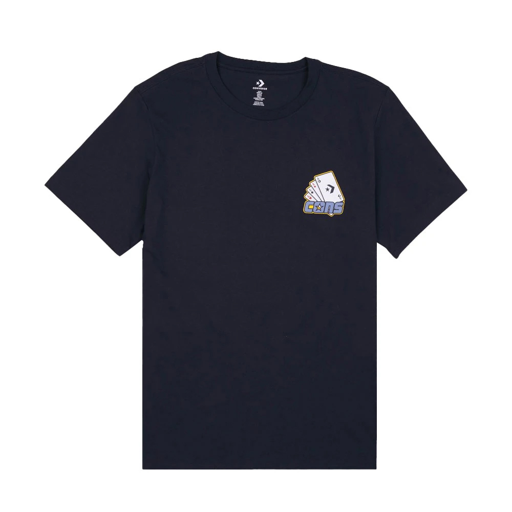 CONVERSE Card Skate Tee Ανδρικό T-Shirt - Μαύρο