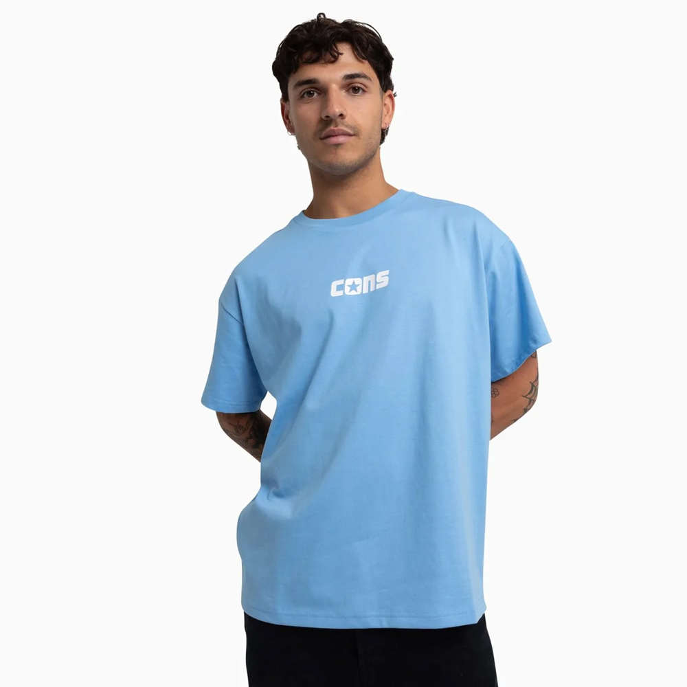CONVERSE One Star Ανδρικό T-Shirt - Μπλε