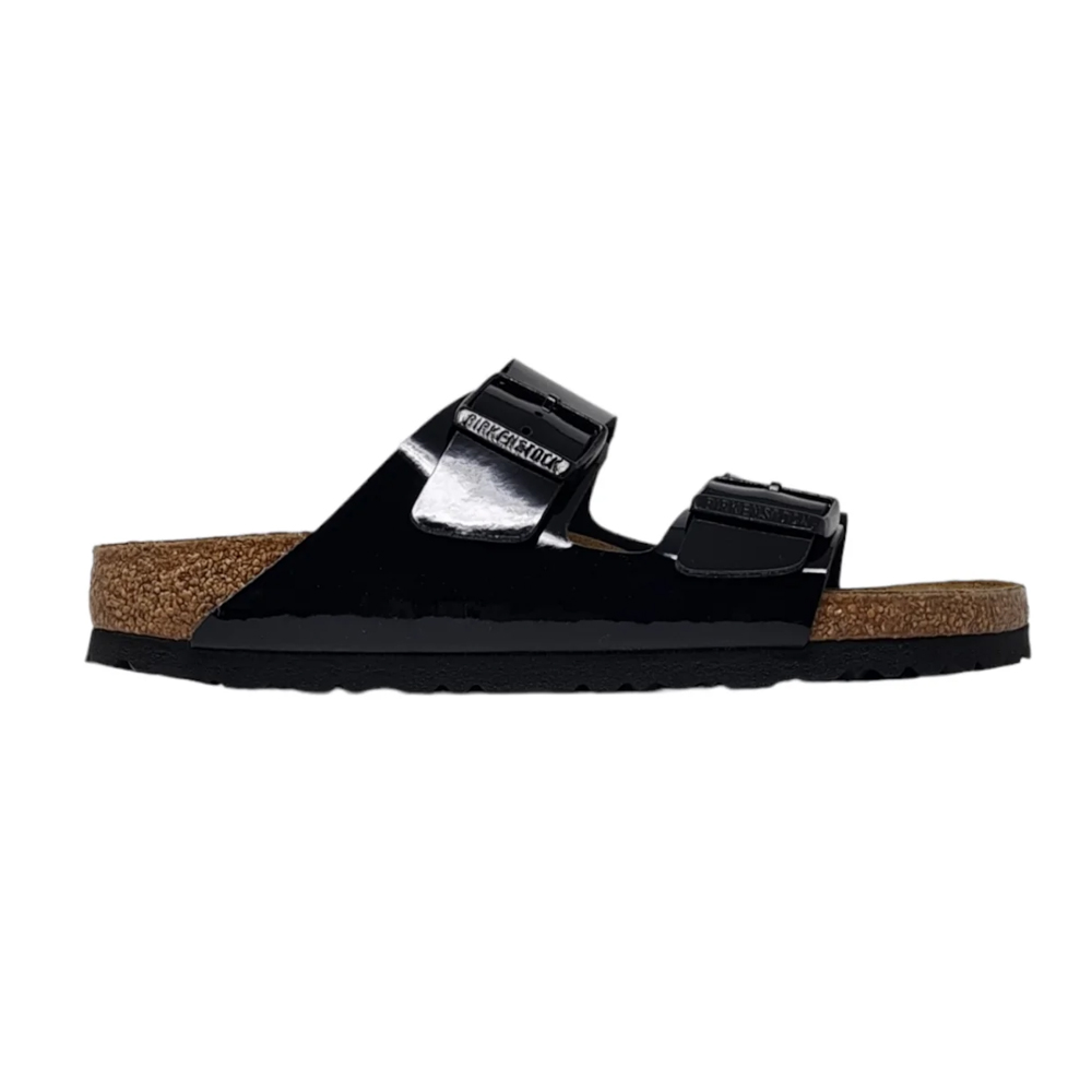 BIRKENSTOCK Synthetics Arizona Bf Patent Core Black Narrow Fit Γυναικείες Ανατομικές Παντόφλες - 3