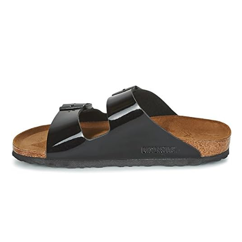 BIRKENSTOCK Synthetics Arizona Bf Patent Core Black Narrow Fit Γυναικείες Ανατομικές Παντόφλες - 4