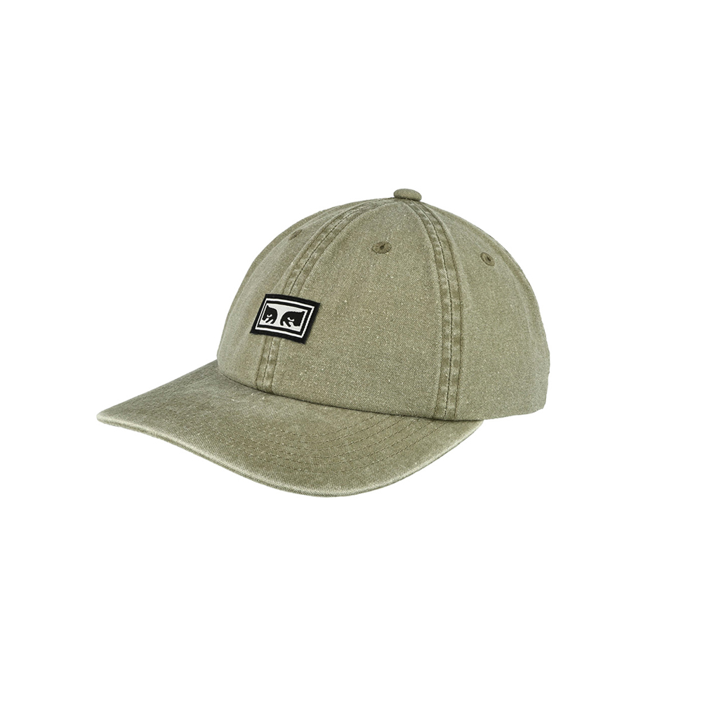 OBEY Icon Eyes Pigment 6 Panel Velcro Unisex Καπέλο  - Χακί