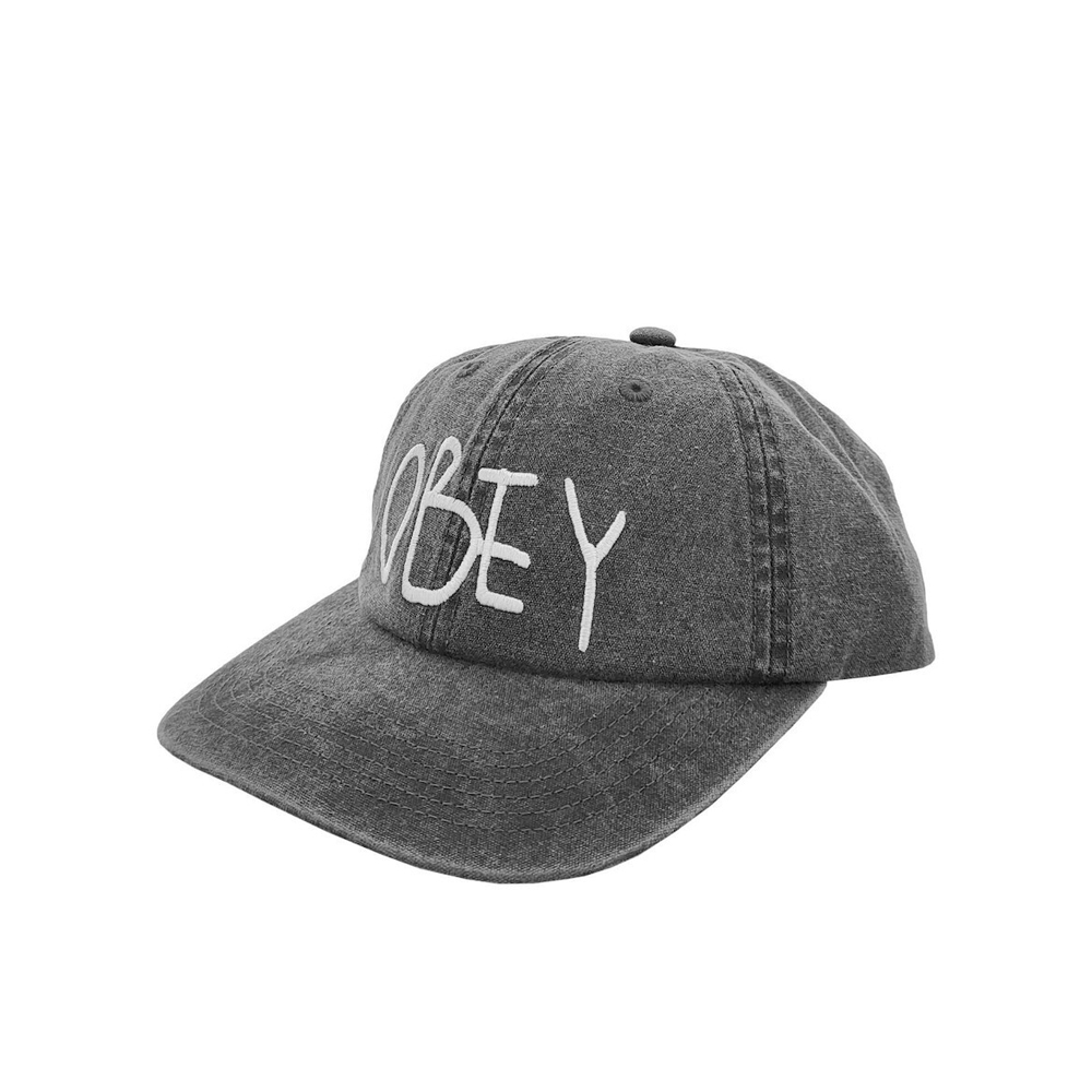 OBEY Jot 6 Panel Velcro Back Unisex Καπέλο - 3