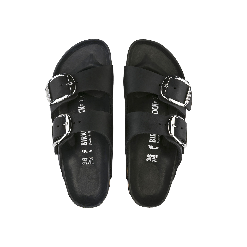 BIRKENSTOCK Arizona Narrow Fit Big Buckle Γυναικείες Παντόφλες - Μαύρο