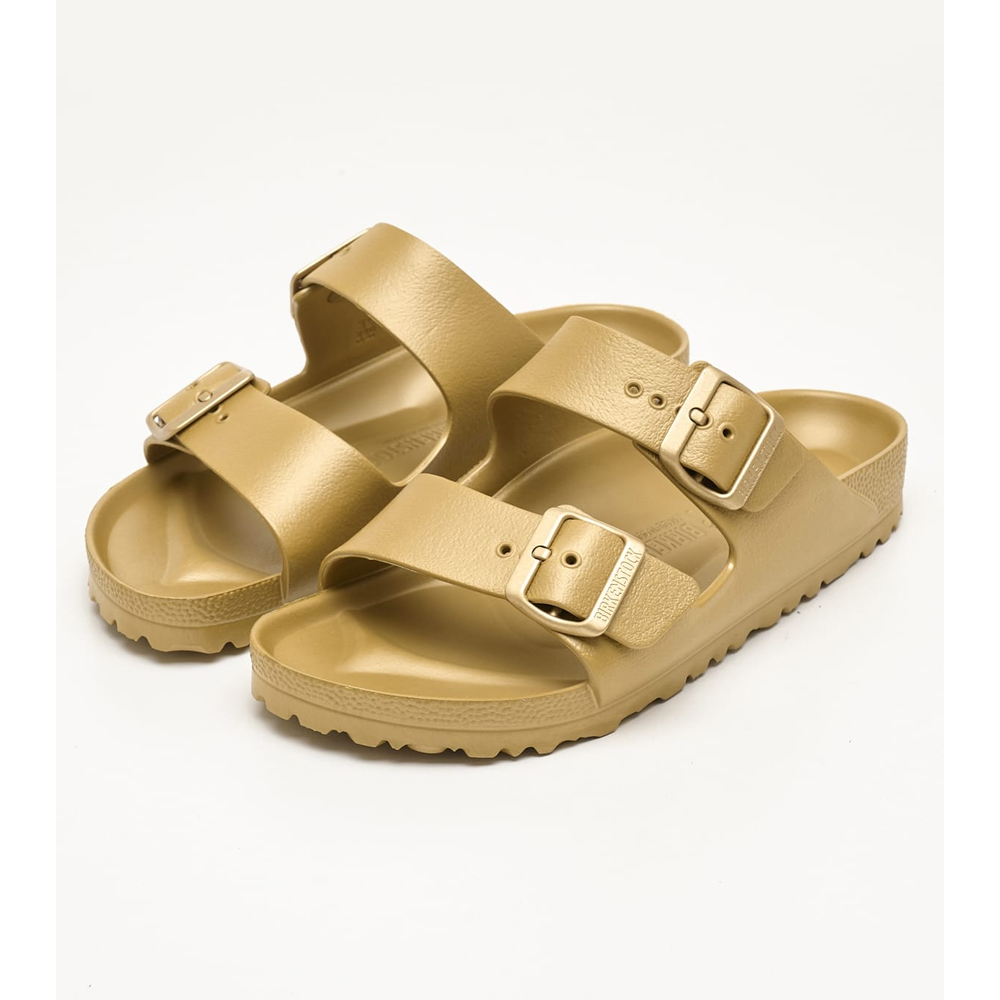 BIRKENSTOCK Eva Arizona Narrow Fit Glamour Gold Γυναικείες Παντόφλες - 2