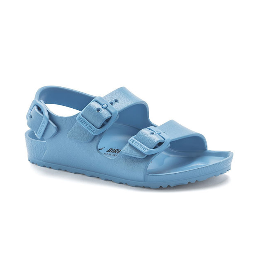 BIRKENSTOCK Eva Milano Kids Narrow Fit Sky Blue Παιδικά Ανατομικά Πέδιλα - 4