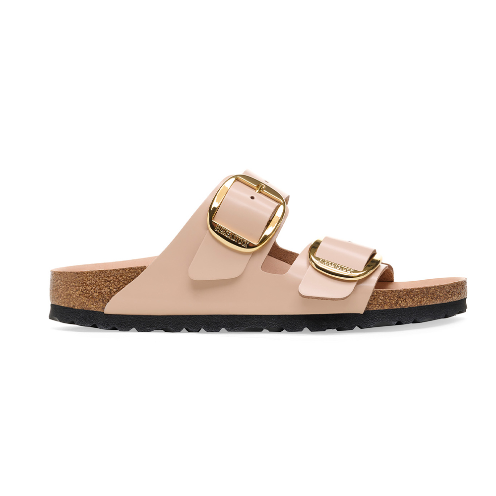 BIRKENSTOCK Leather Arizona Bb Lena High Shine New Beige Hex Narrow Fit Seasonal Classic Adults Γυναικείες Δερμάτινες Παντόφλες - 5