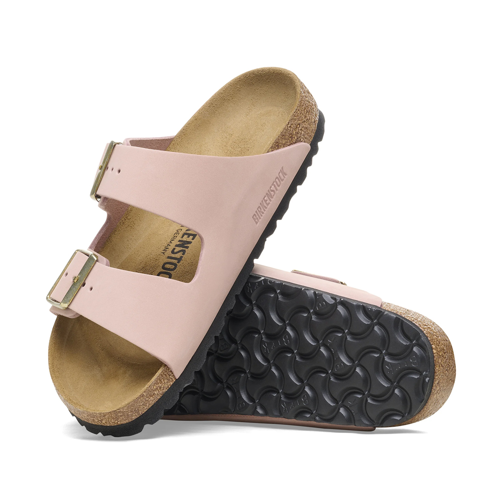 BIRKENSTOCK Classic Arizona Lenb Soft Pink Narrow Fit Γυναικείες Ανατομικές Παντόφλες - 2