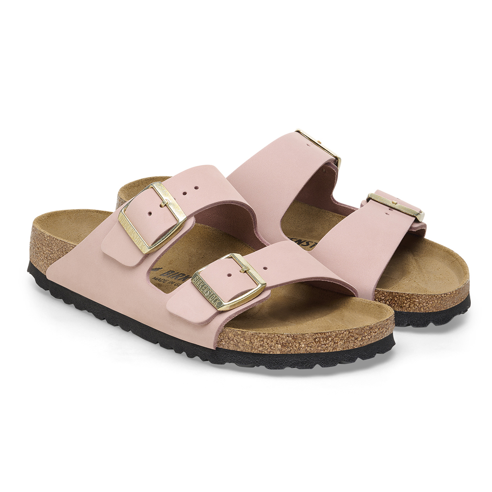 BIRKENSTOCK Classic Arizona Lenb Soft Pink Narrow Fit Γυναικείες Ανατομικές Παντόφλες - 3