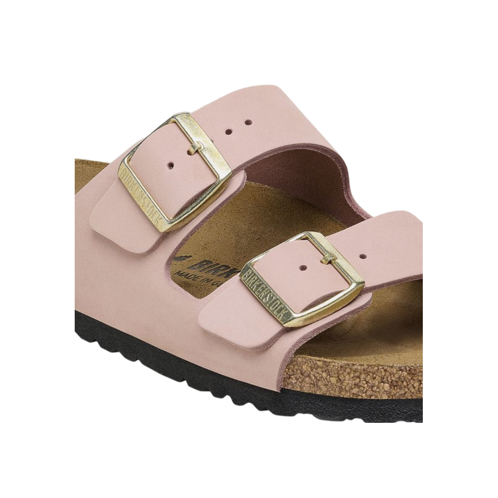 BIRKENSTOCK Classic Arizona Lenb Soft Pink Narrow Fit Γυναικείες Ανατομικές Παντόφλες - 4