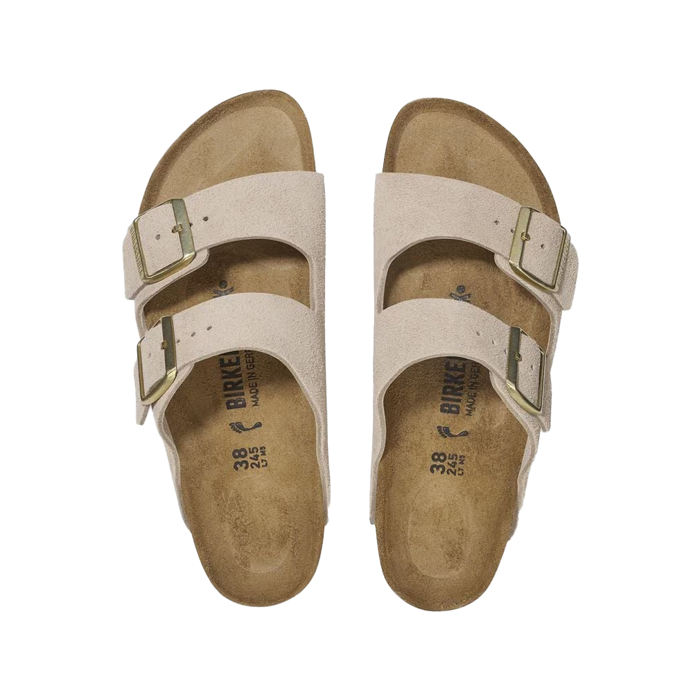 BIRKENSTOC Arizona Narrow Fit Γυναικεία Ανατομικά Σανδάλια Μπεζ - Μπεζ