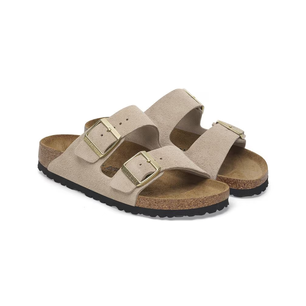 BIRKENSTOC Arizona Narrow Fit Γυναικεία Ανατομικά Σανδάλια Μπεζ - 2