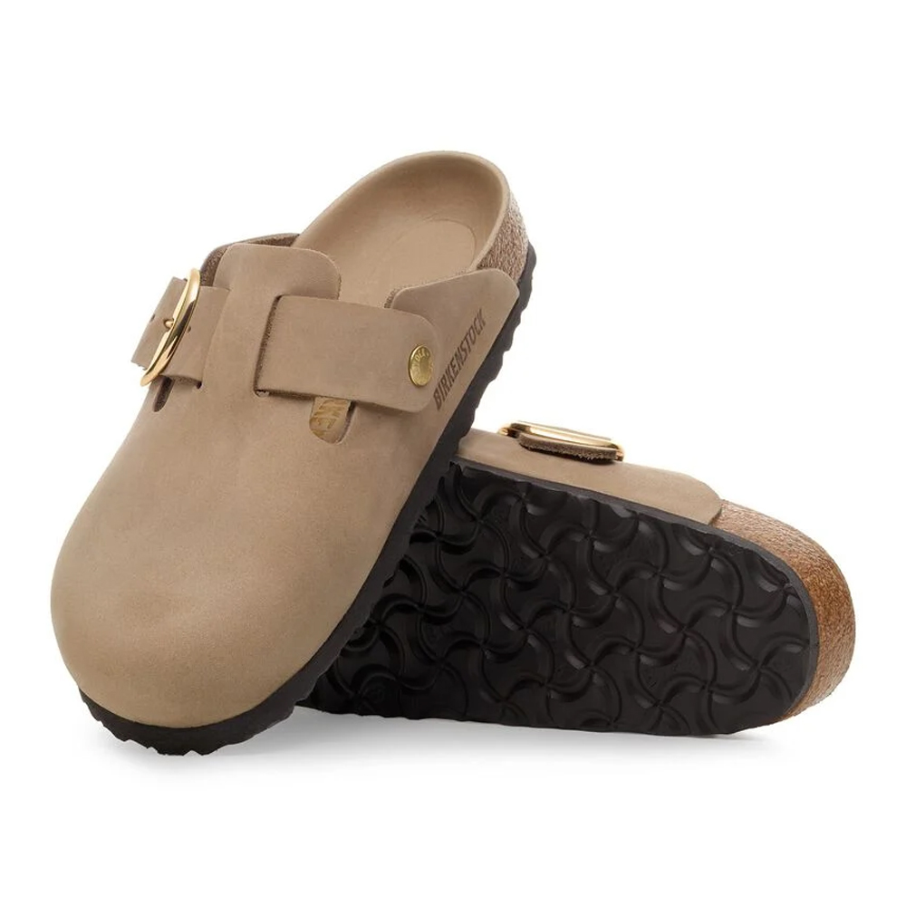 BIRKENSTOCK Leather Boston Big Buckle Regylar Fit Γυναικεία Παντόφλα - 2