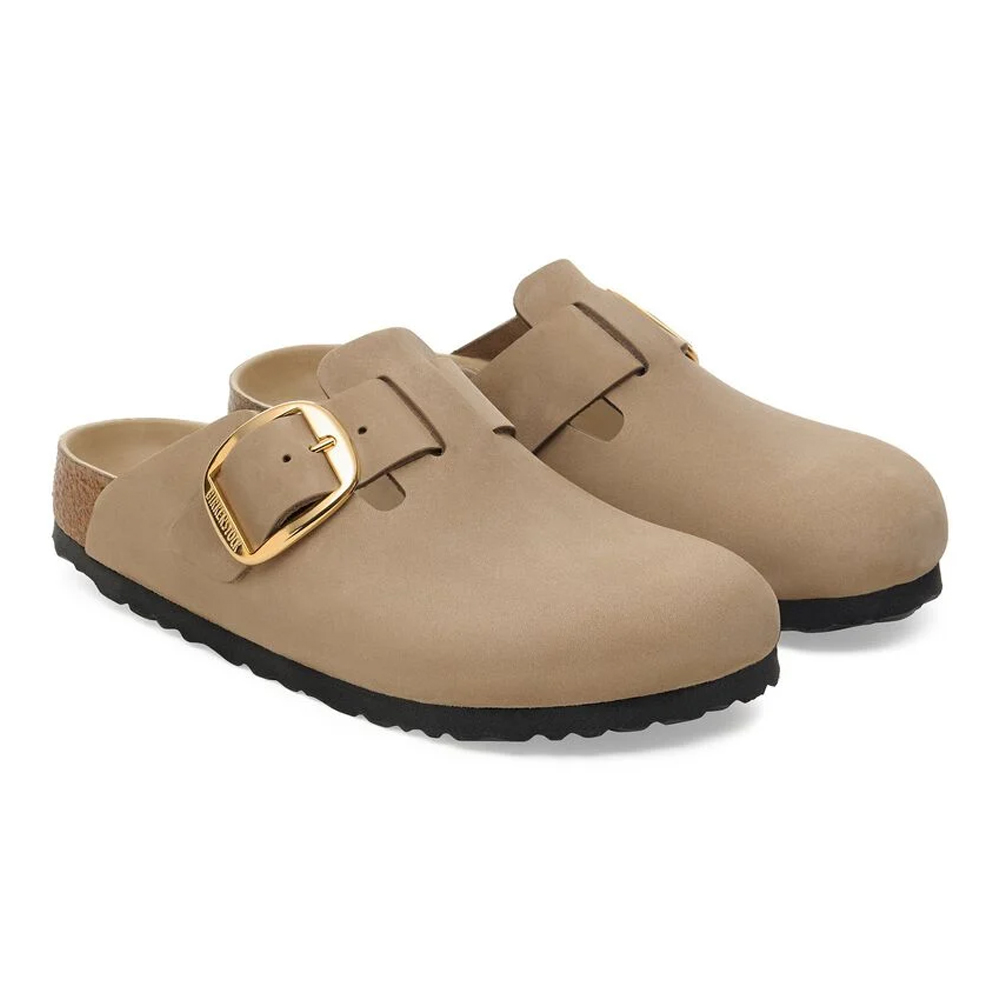 BIRKENSTOCK Leather Boston Big Buckle Regylar Fit Γυναικεία Παντόφλα - 3