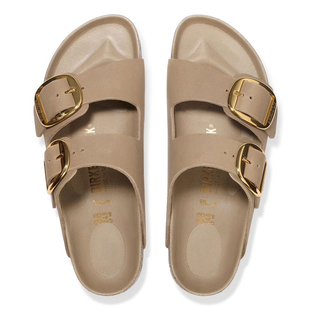 BIRKENSTOCK Arizona Narrow Fit Big Buckle Γυναικείες Παντόφλες - Καφέ