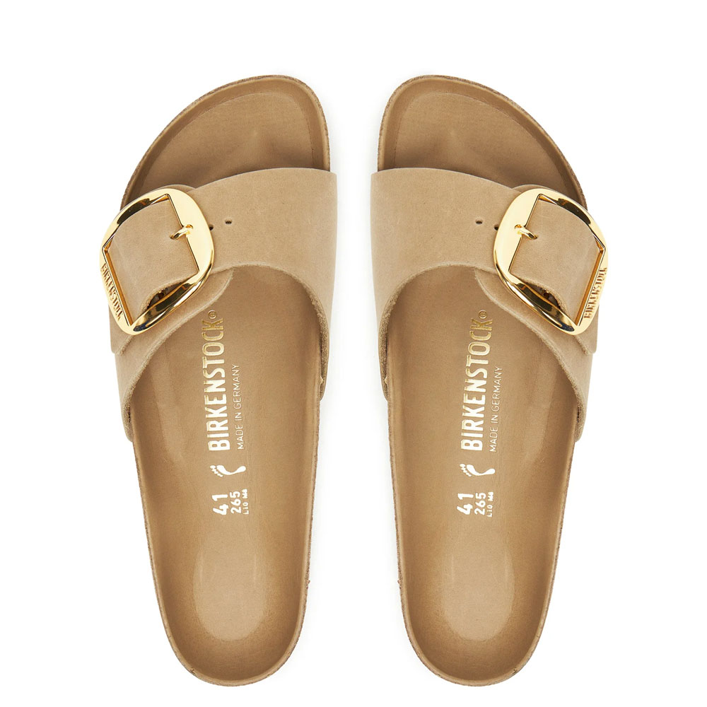 BIRKENSTOCK Madrid Big Buckle Narrow Fit Γυναικείες Παντόφλες - Καφέ