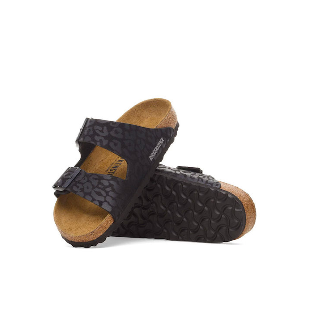 BIRKENSTOCK Arizona Soft Footbed Leather Regular Fit Γυναικείες Ανατομικές Παντόφλες - 2