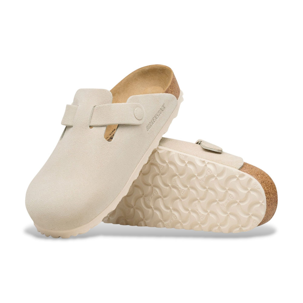 BIRKENSTOCK Leather Boston Narrow Fit Suede Γυναικείες Παντόφλες - 2