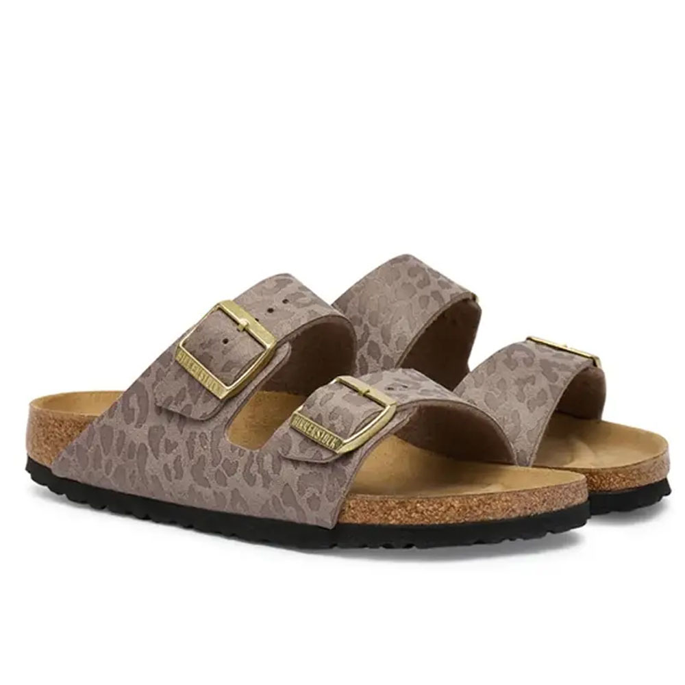 BIRKENSTOCK Arizona Soft Suede Leather Narrow Fit Γυναικείες Ανατομικές Παντόφλες - 3